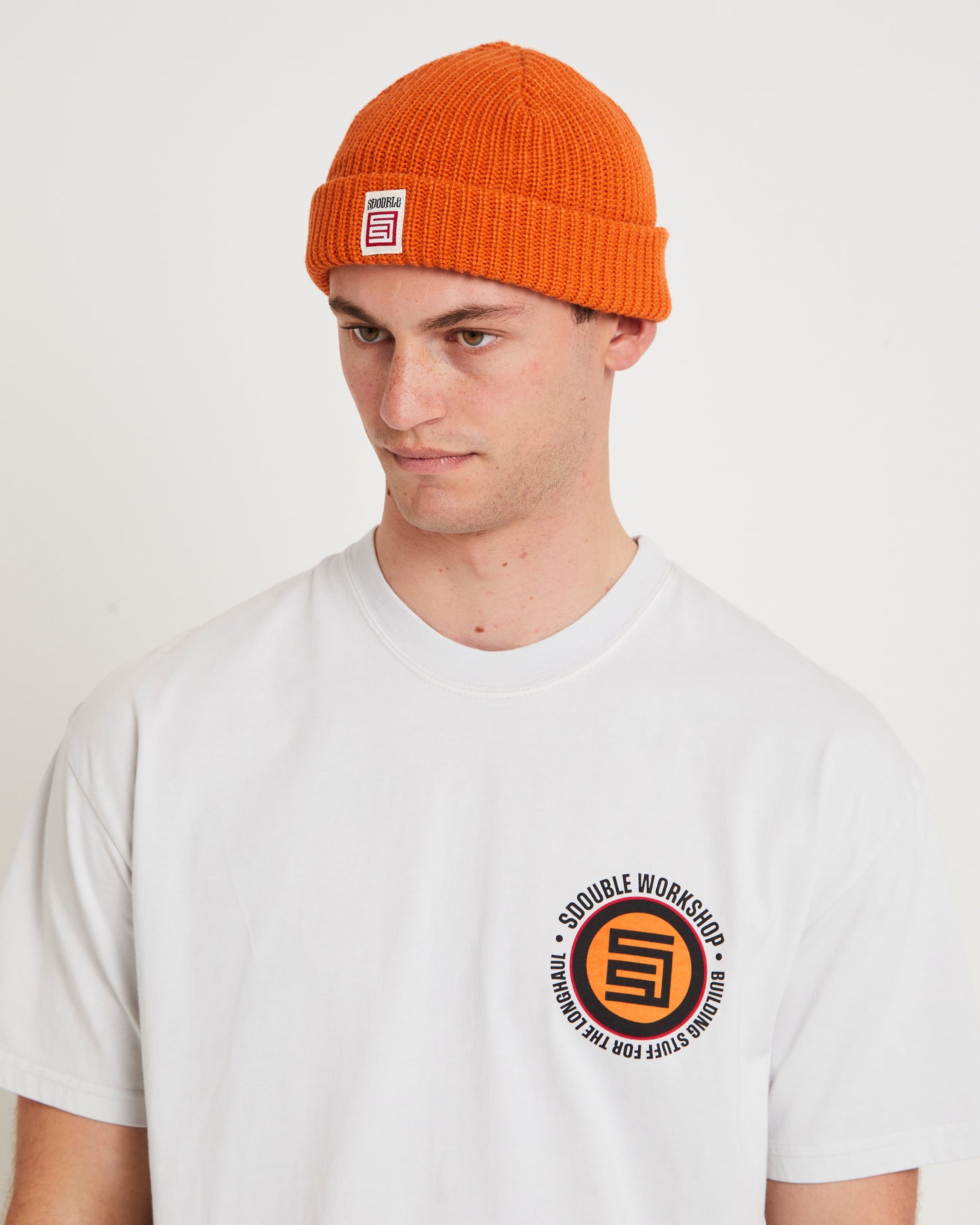 Red Cube Low Beanie