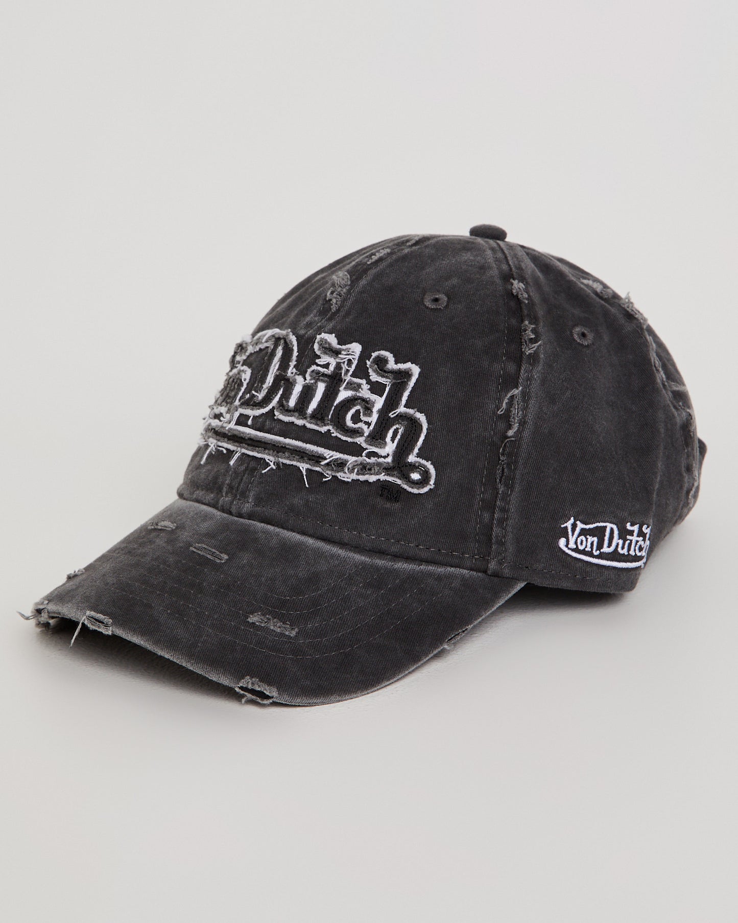 Destroyed Twill Logo Dad Cap