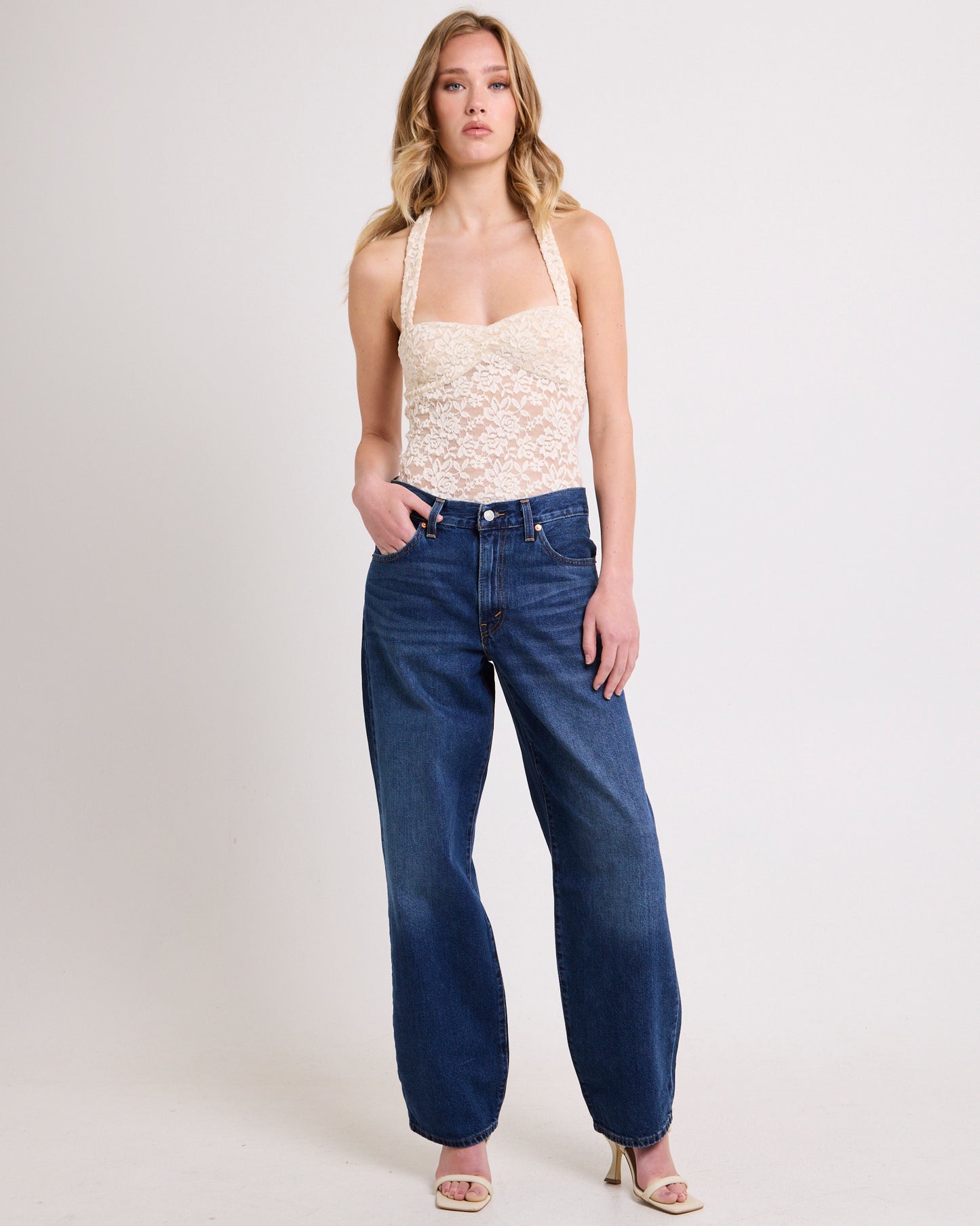 Baggy Dad Denim Jeans Shes Nice