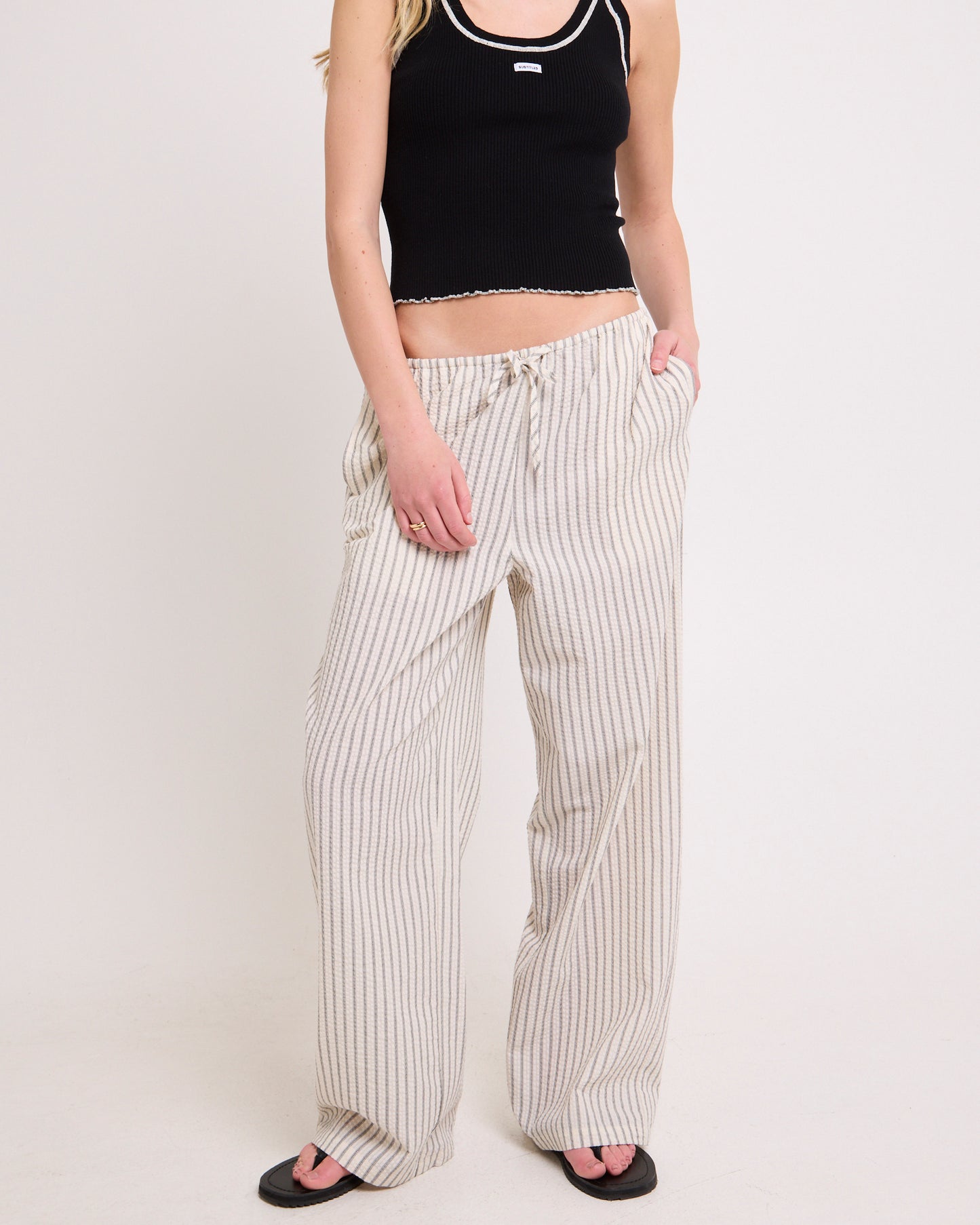 Morgan Stripe Pants