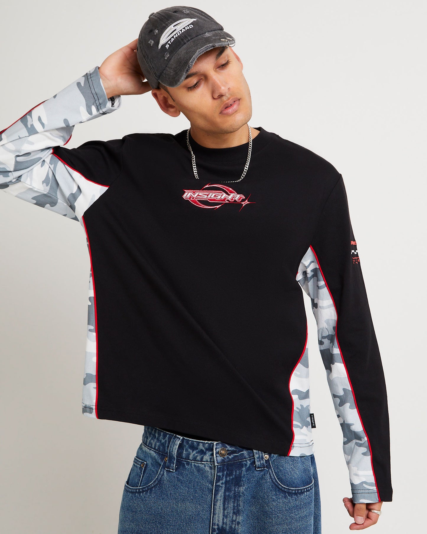 Fluid Camo Long Sleeve T-Shirt