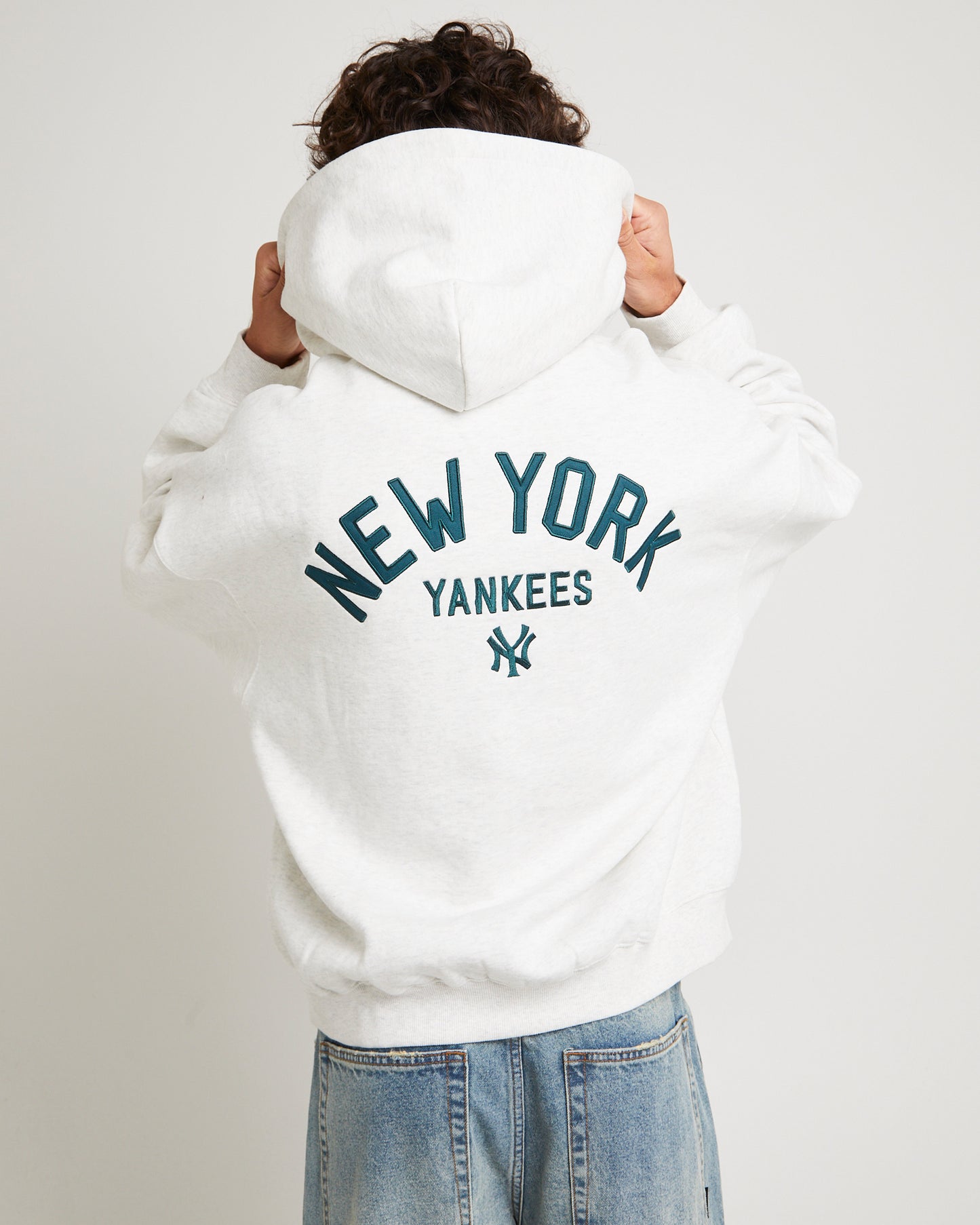 New York Yankees Arch FZ Boxy Hoodie
