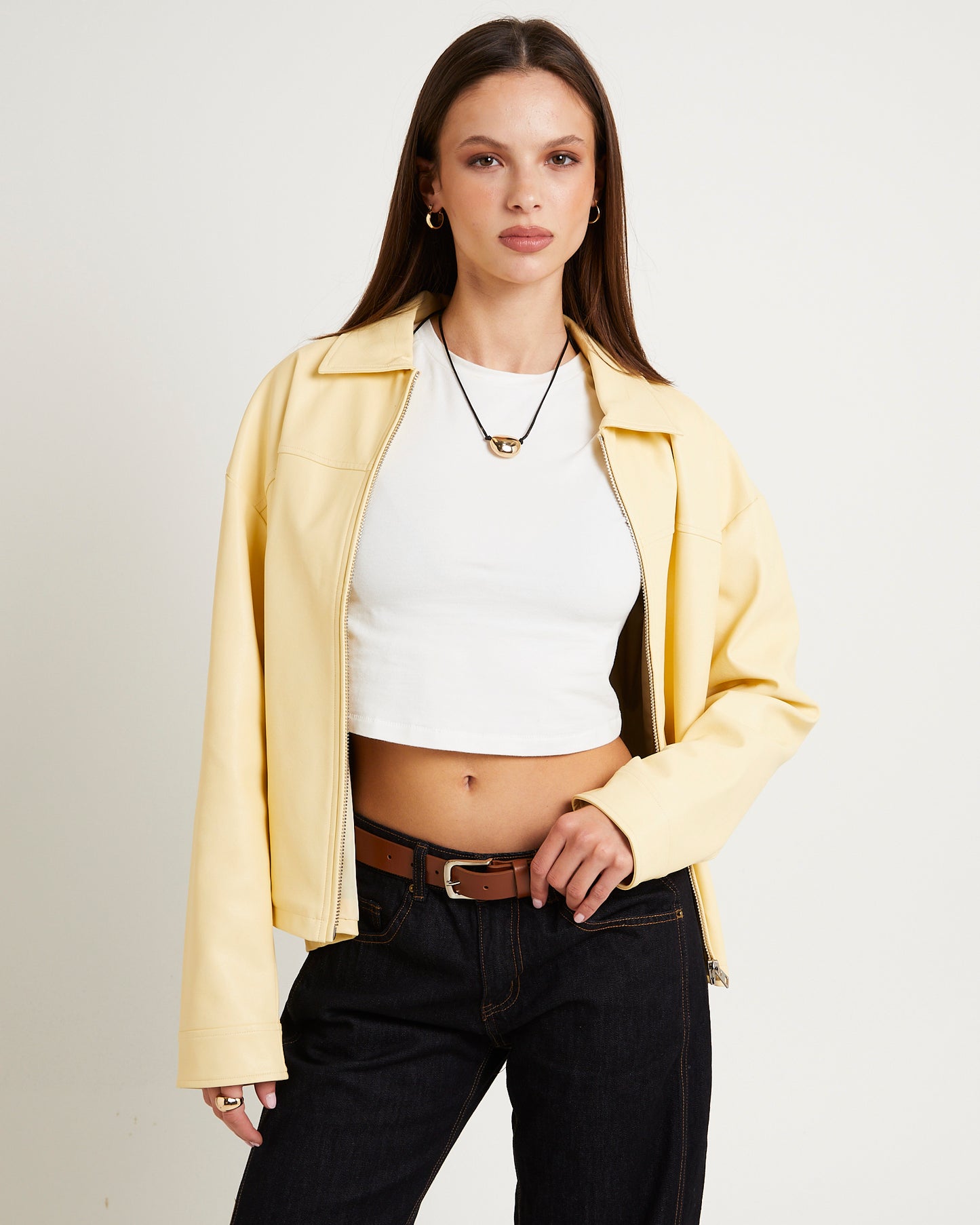 Clara Clean PU Jacket