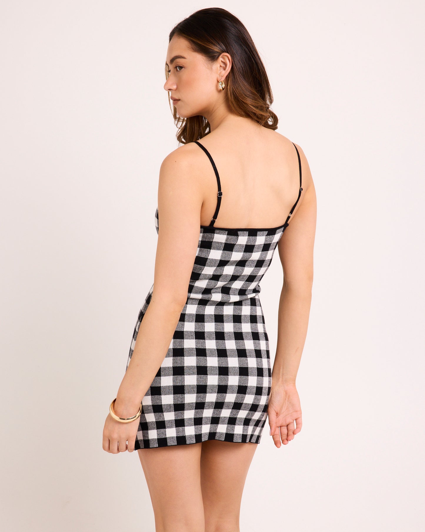 Eris Check Mini Dress
