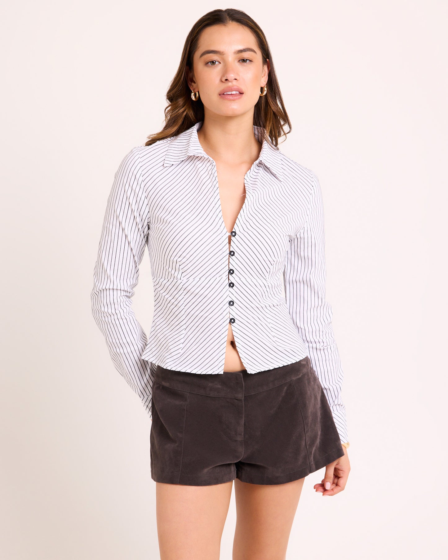 Ashlyn Striped Long Sleeve Shirt