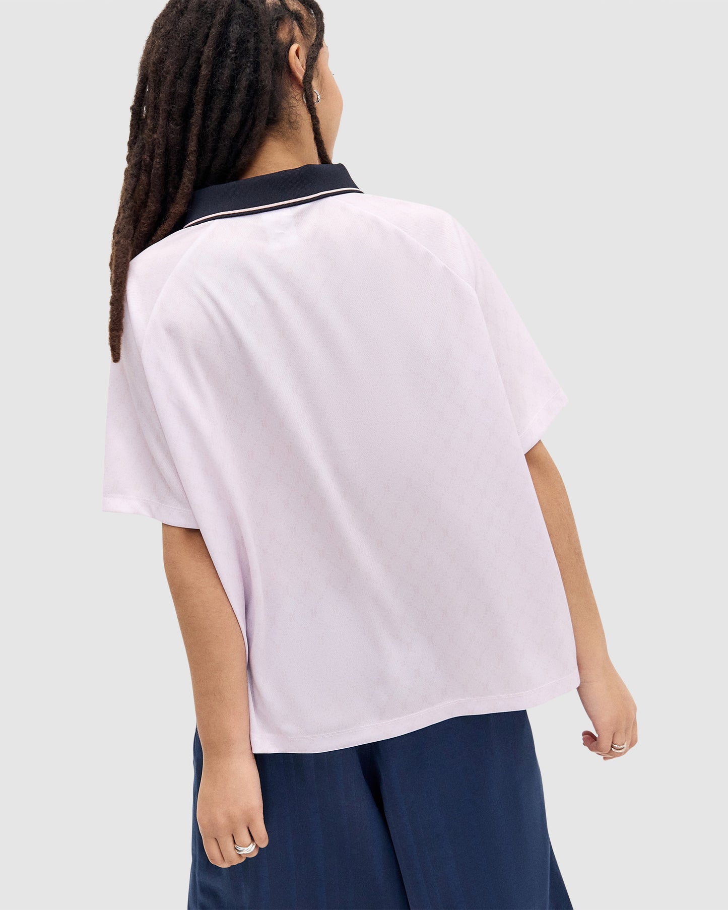Monogram Boyfriend Football Top