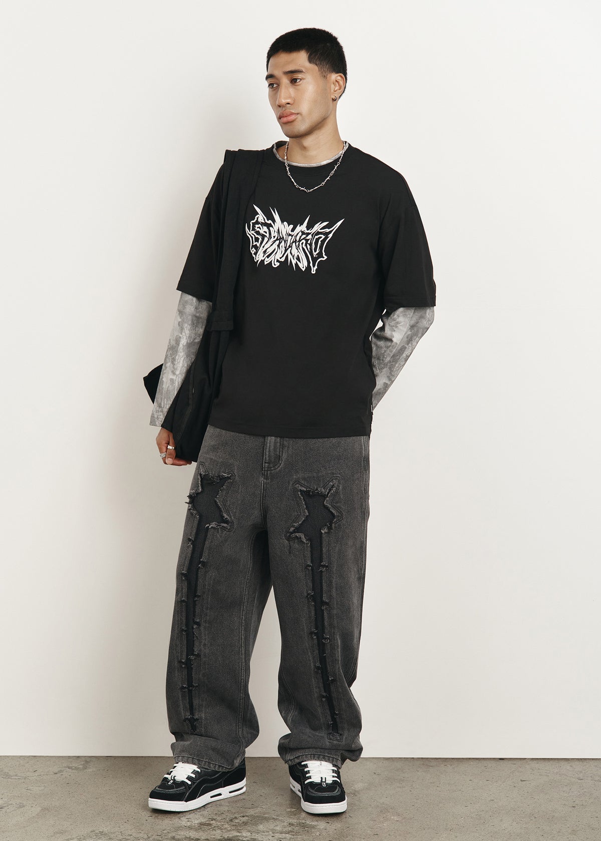 Thrasher Denim Jeans THRASHED BLACK