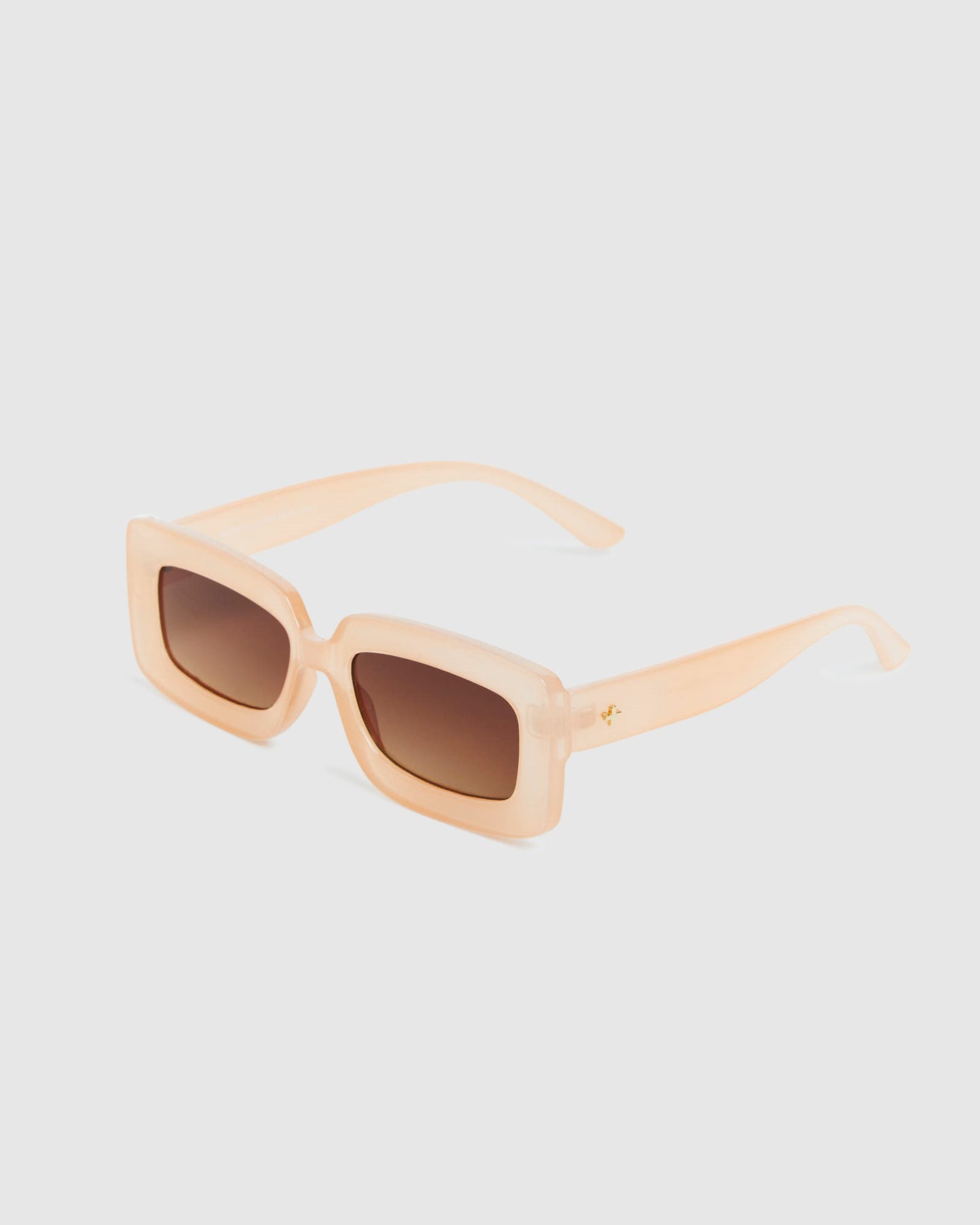 Blurred Sunglasses Peach/Brown