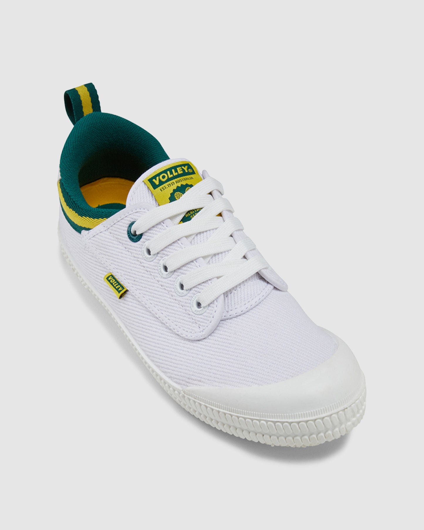 Heritage Low Sneakers White/Green/Gold