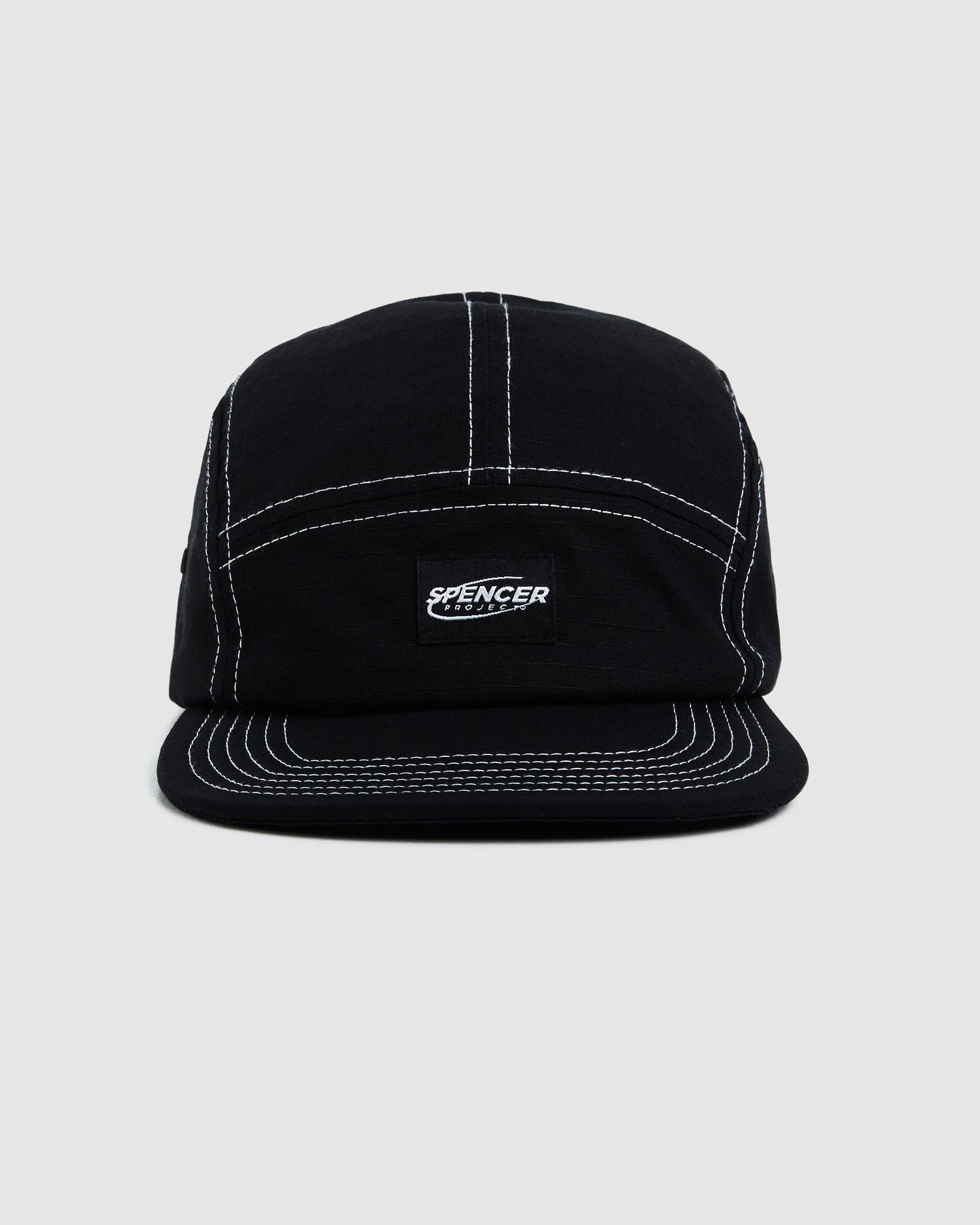 Contrast Stitch 5 Panel Cap