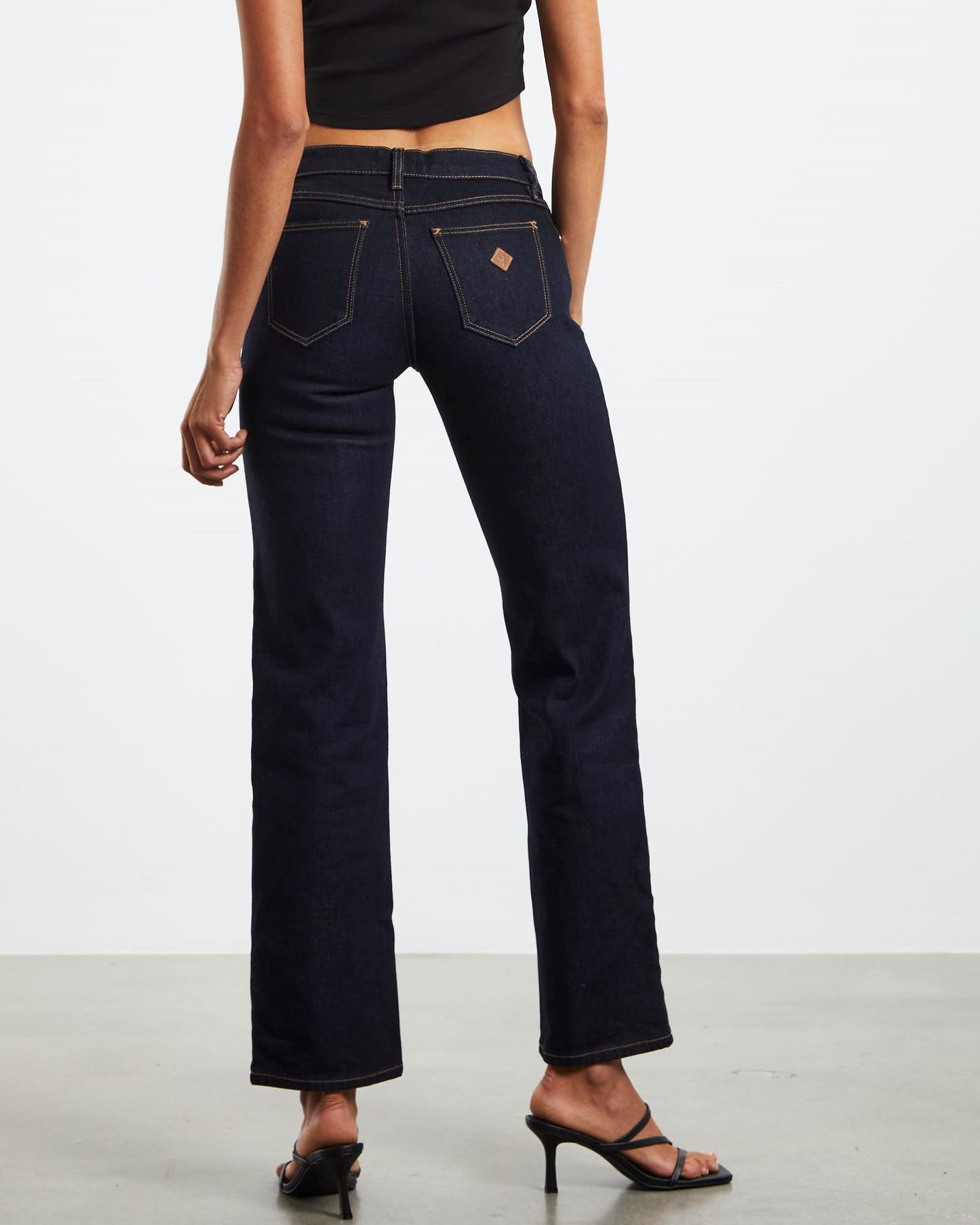 A 99 Low Rise Straight Jeans Alice Blue