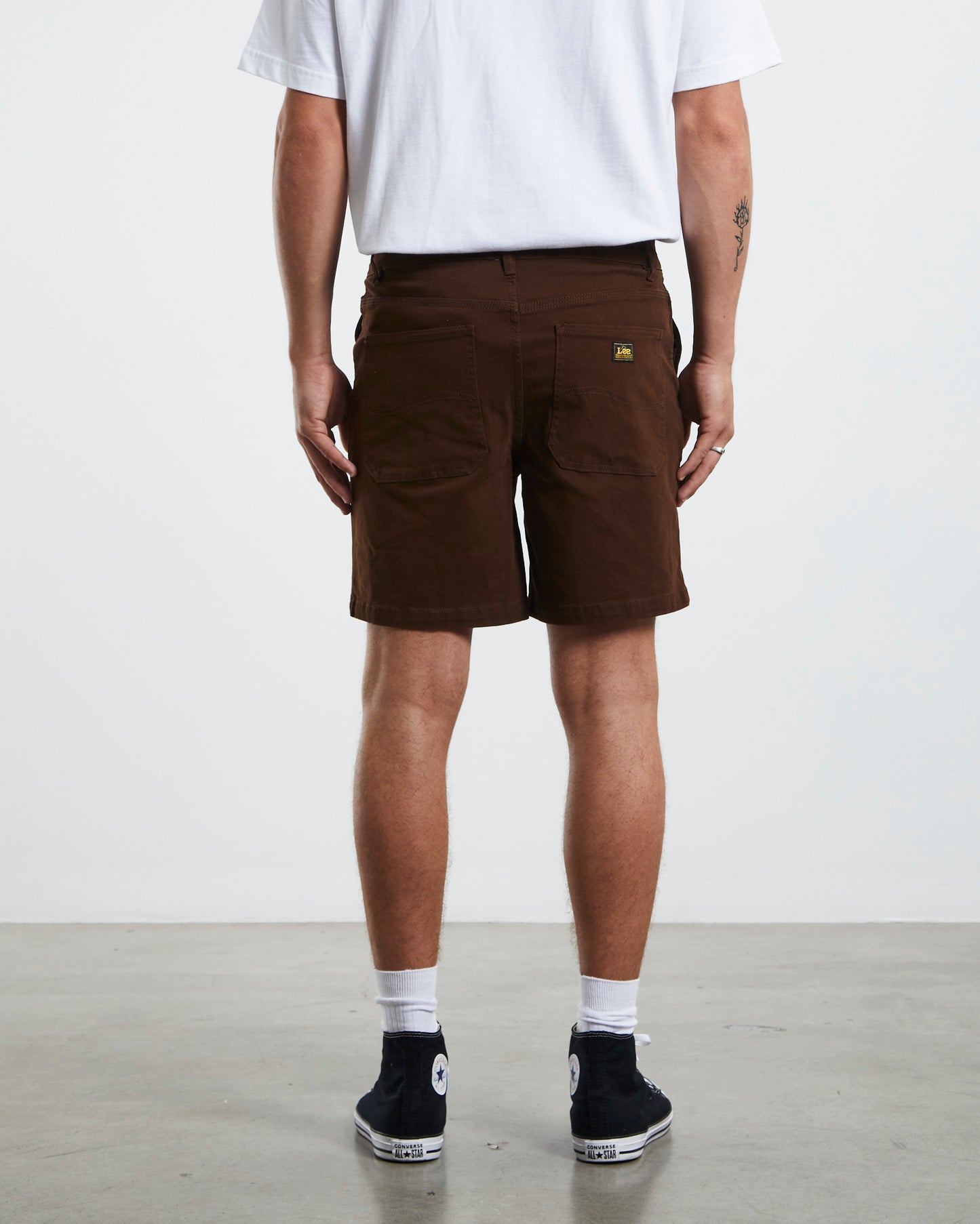 Union Drill Shorts Bark Brown