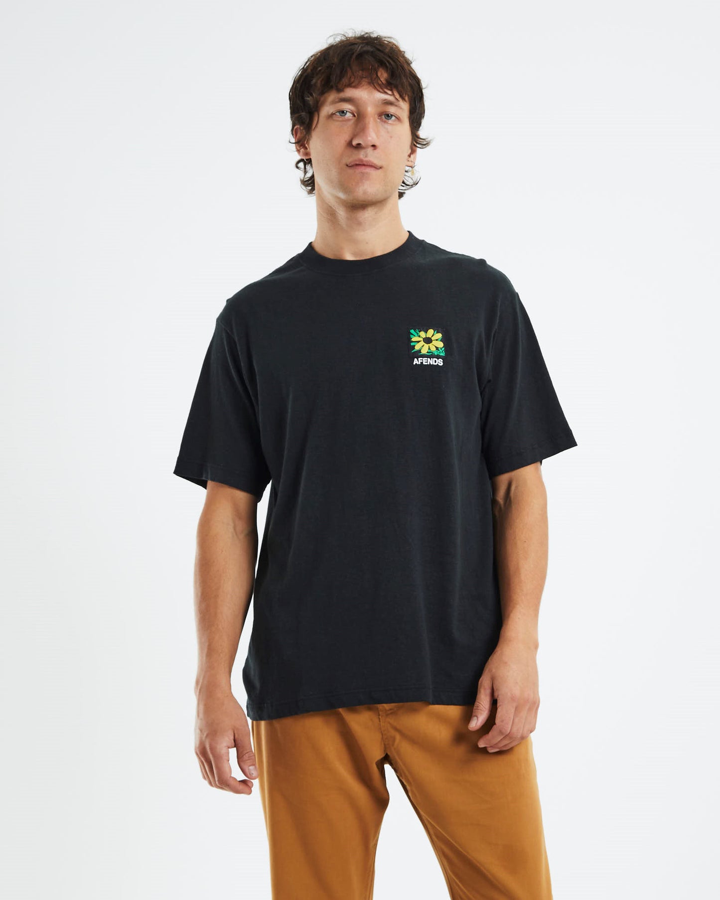Beautiful Weeds Hemp T-Shirt Black