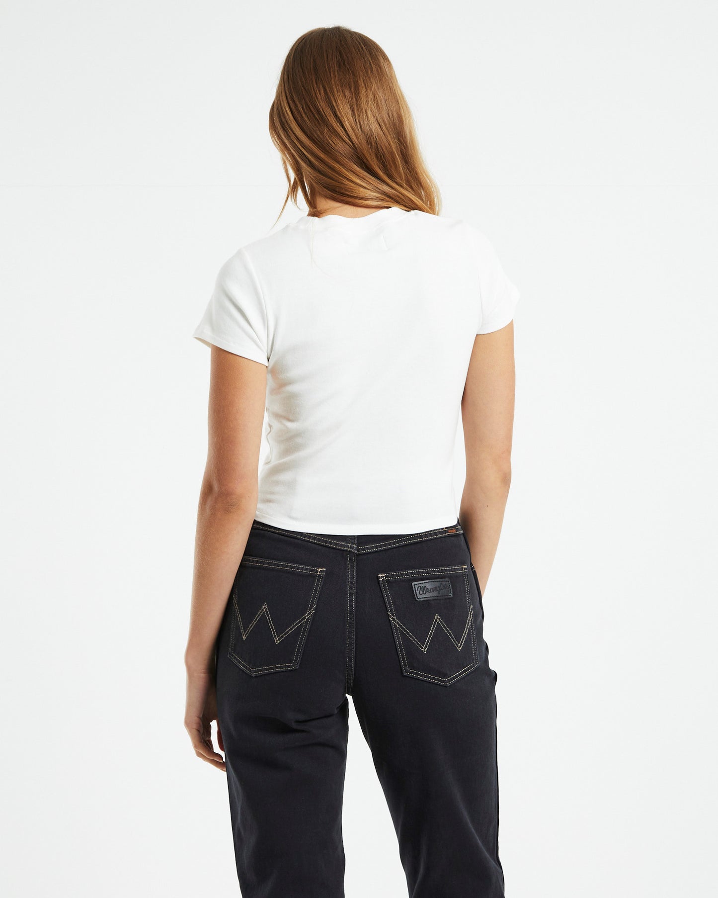 Baby Rib Lip Service Tee White