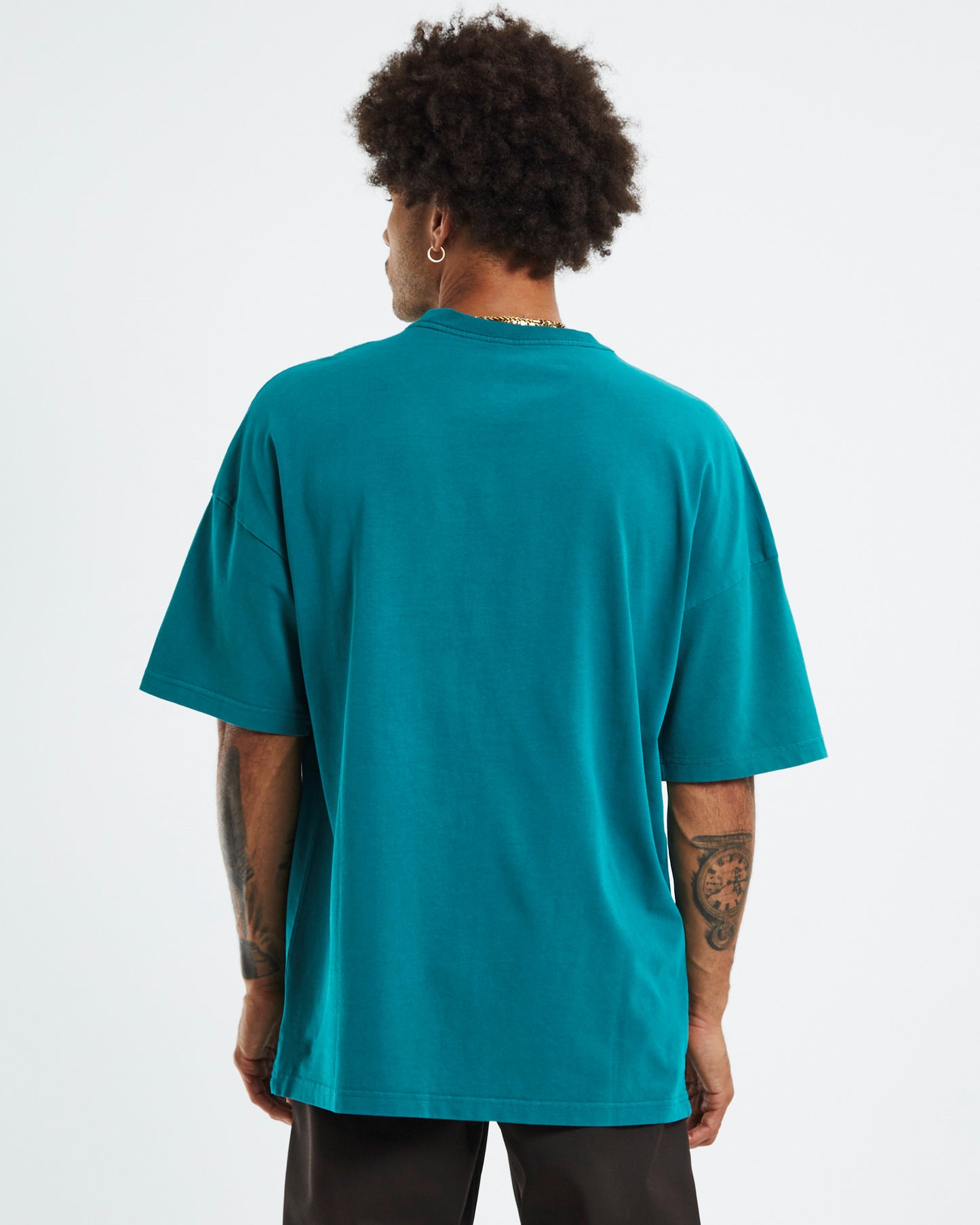 Underscore T-Shirt Dolphins Faded Teal