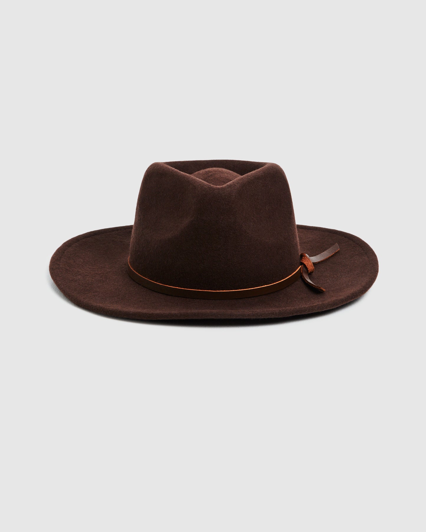 Howard Wool Fedora Cedar Brown