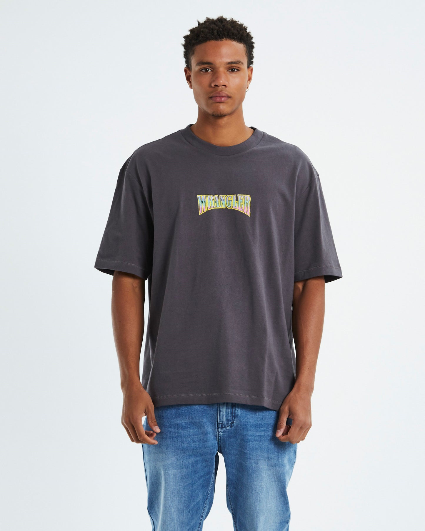All Seeing Sun Baggy T-Shirt Slate Grey