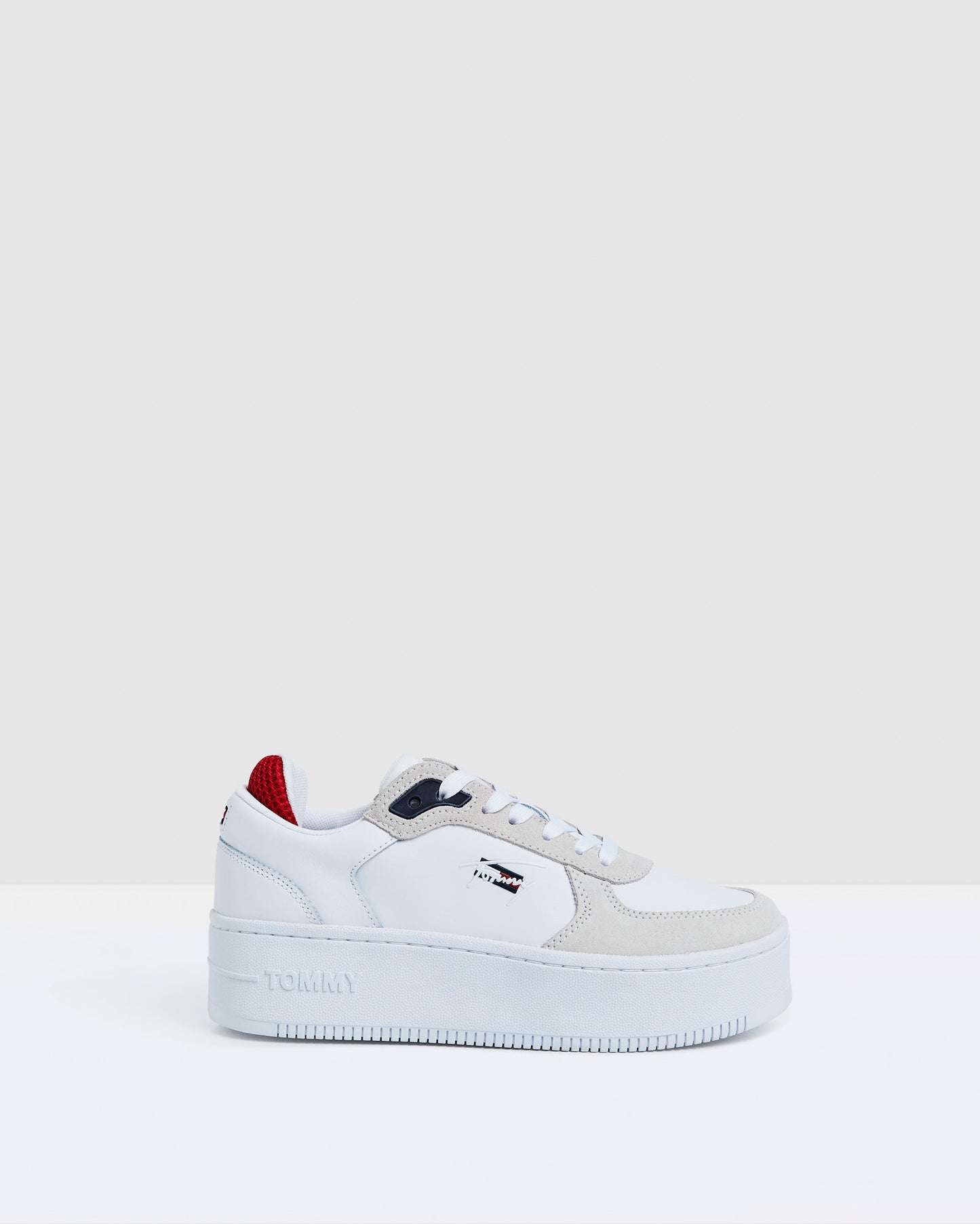 Iconic Flatform Sneakers White