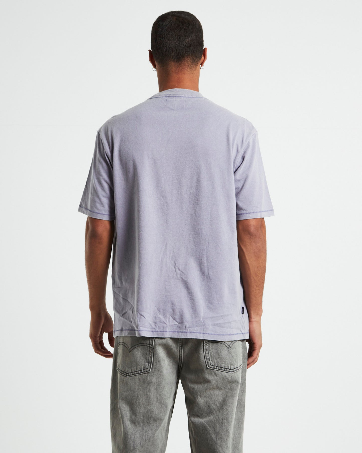 Fortunes Baggy Short Sleeve T-Shirt Cloudy Purple