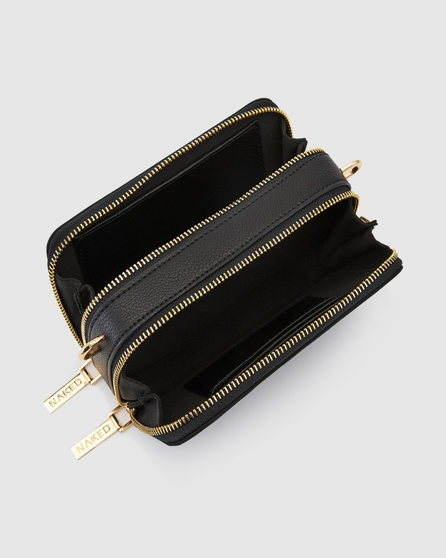 The Lexie Nylon Bag Black/Gold
