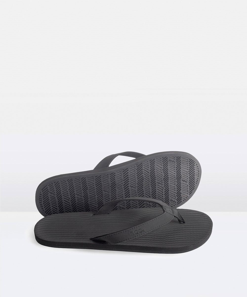 Womens ESSNTLS Thongs Black