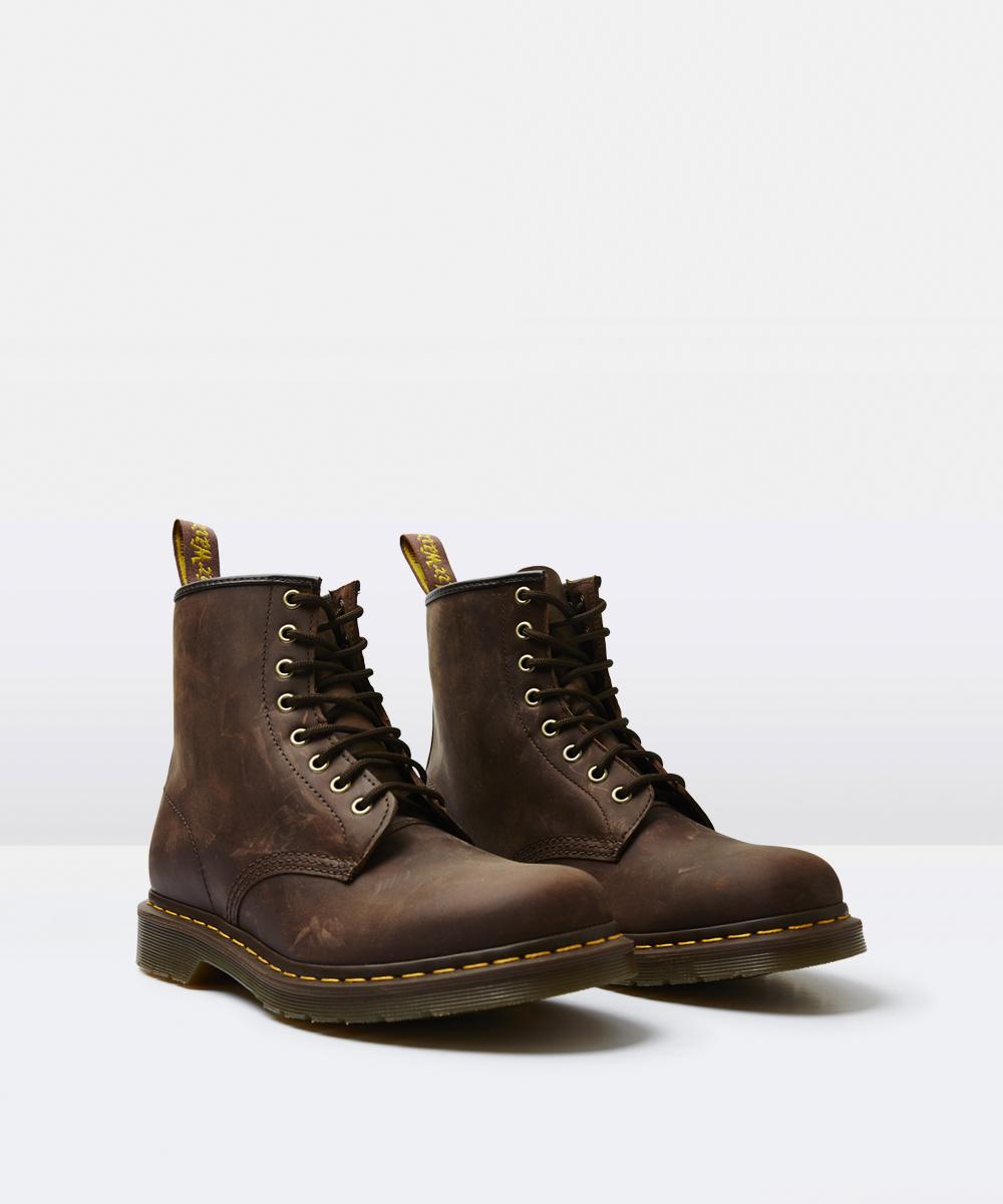 8 Eye Boots Crazyhorse Brown