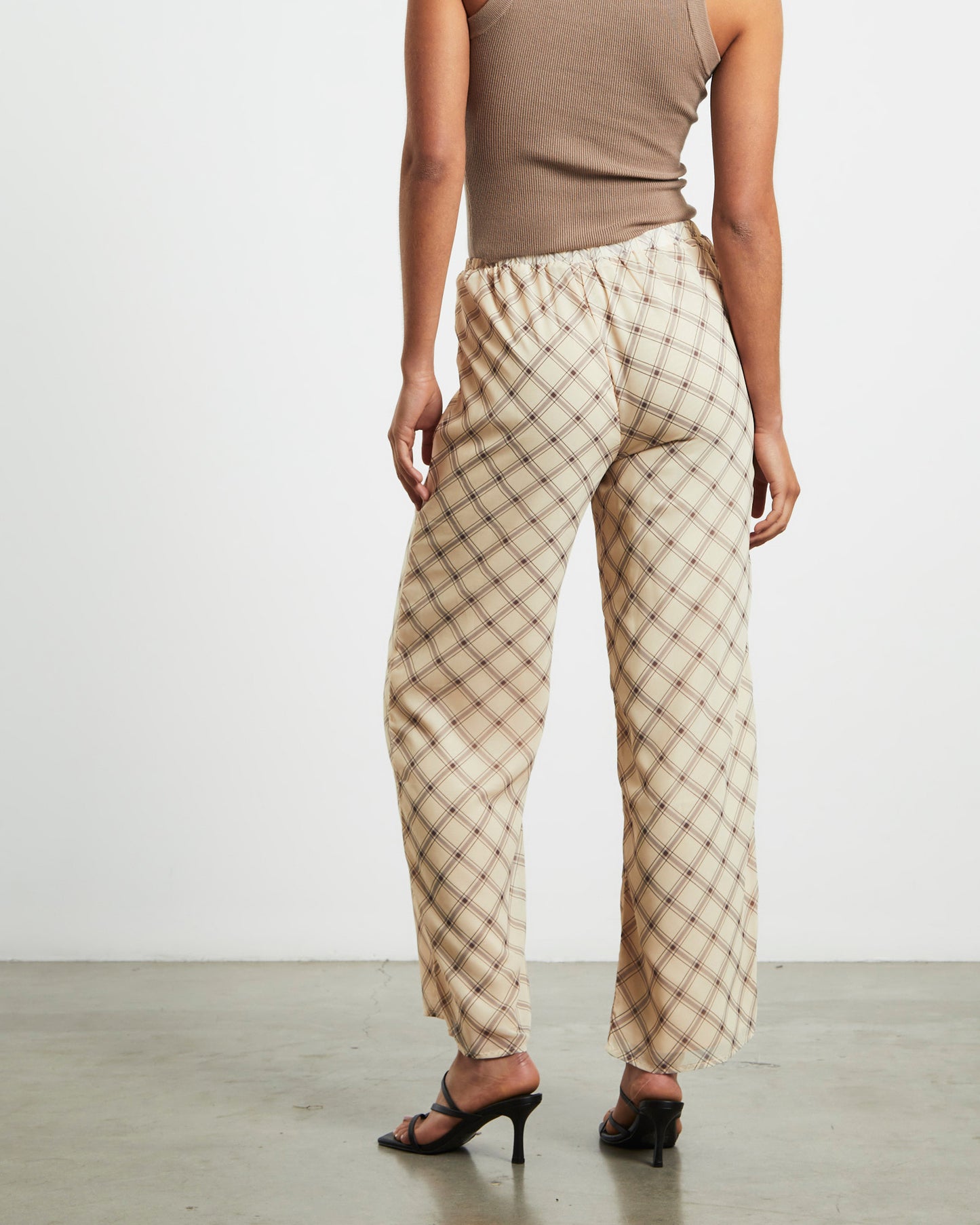Candice Pants in Check Print