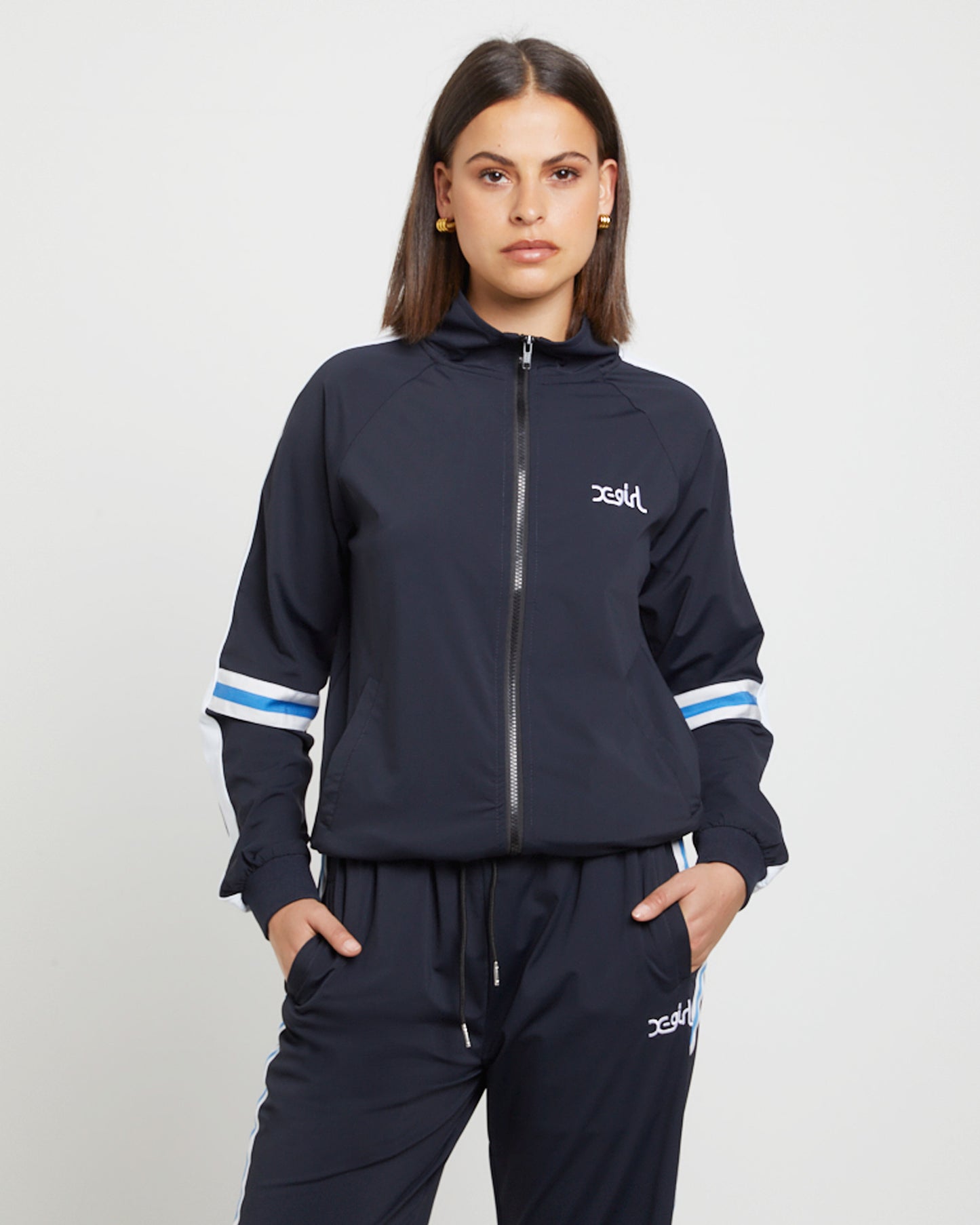 Butterfly Zip Jacket in Black