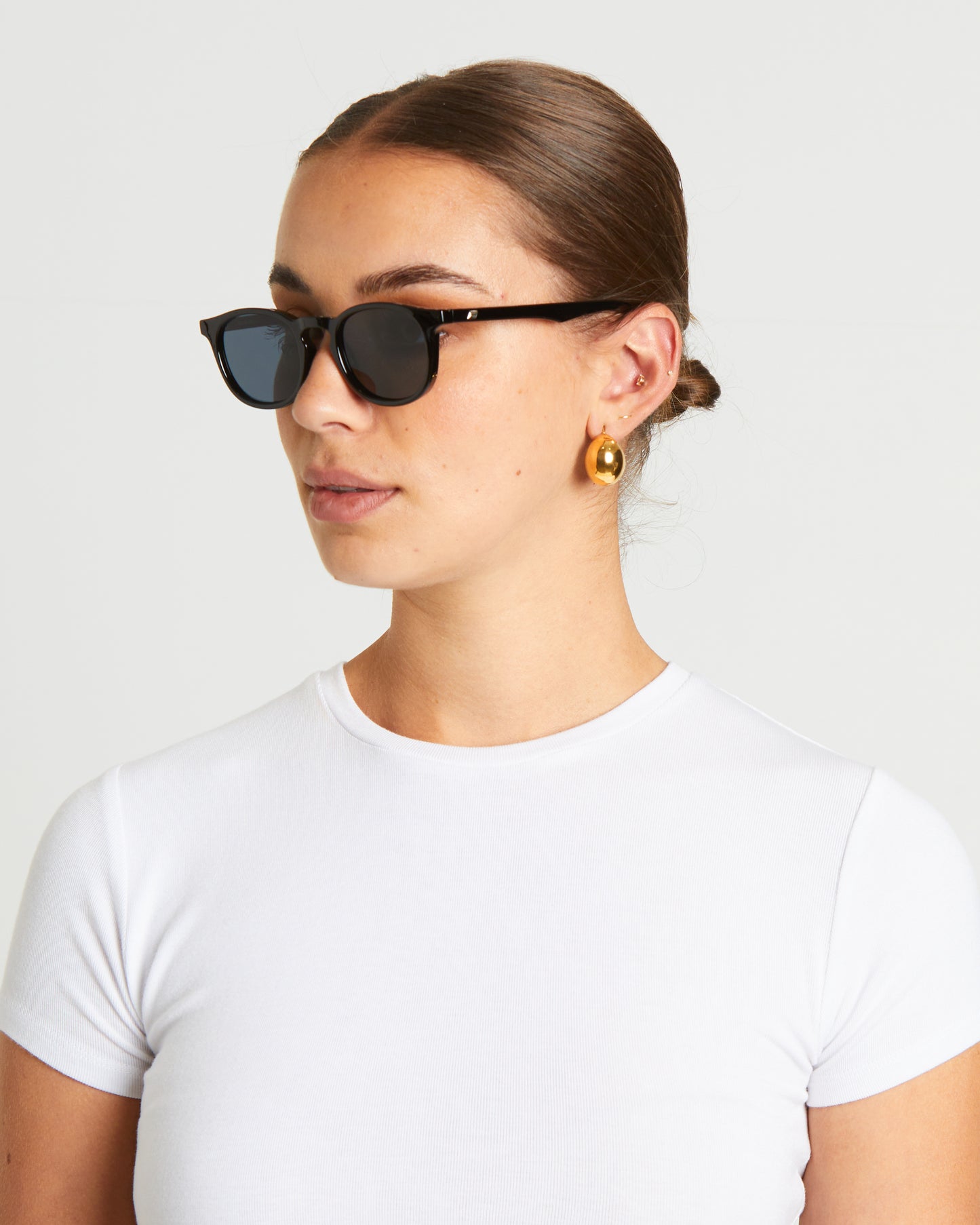 Club Royale Sunglasses in Black/Smoke Mono