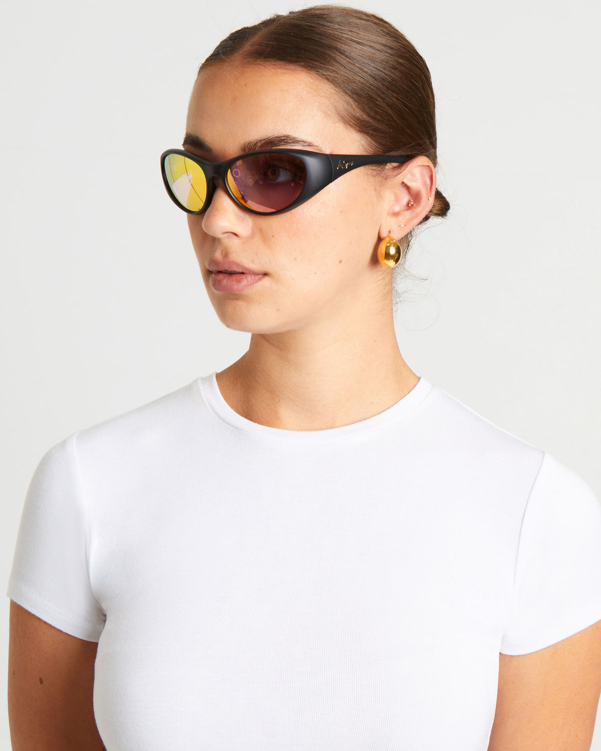 Dotcom Sunglasses in Black BLACK
