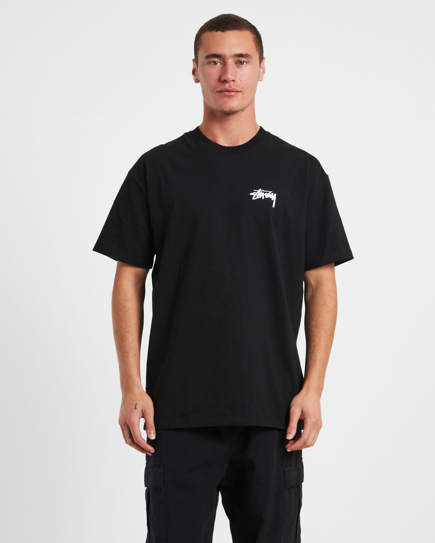 Low Tide Heavyweight Short Sleeve T-Shirt in Black