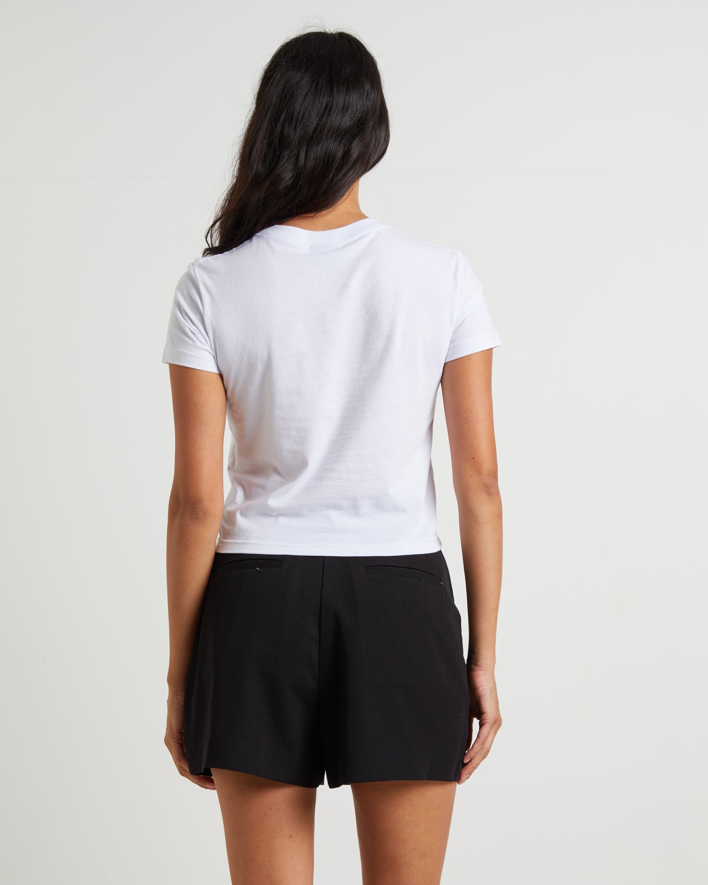 Bull Dog Slim Tee in White