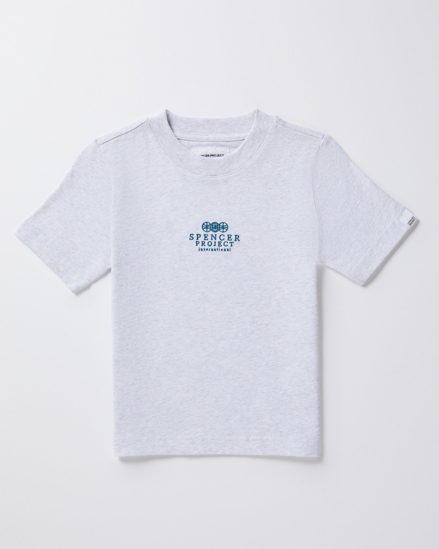 Boys Court Short Sleeve T-Shirt in Frost Marle