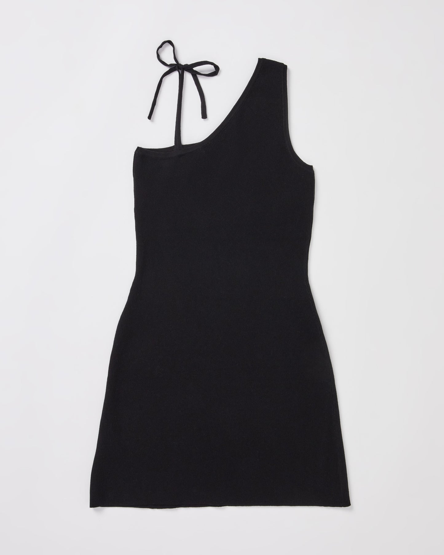 Teen Girls One Shoulder Dress in Black