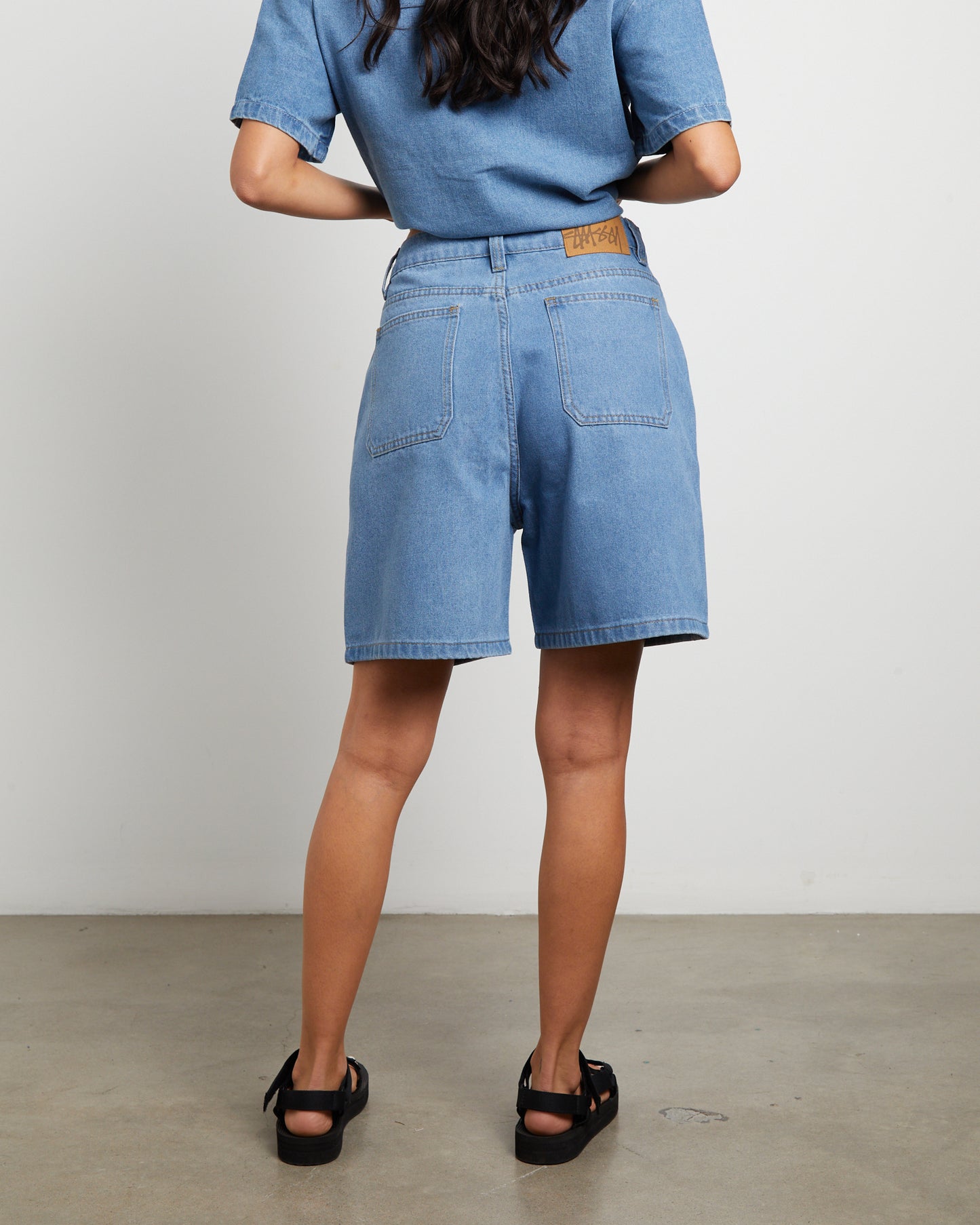Stussy Denim Shorts in Mid