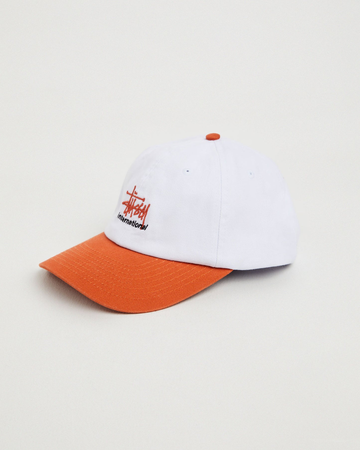 International Low Pro Cap in Terracotta/White
