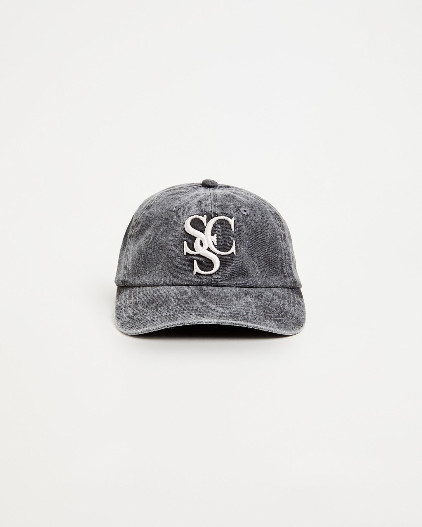 Stone Wash Baseball Cap in Washed Charcoal