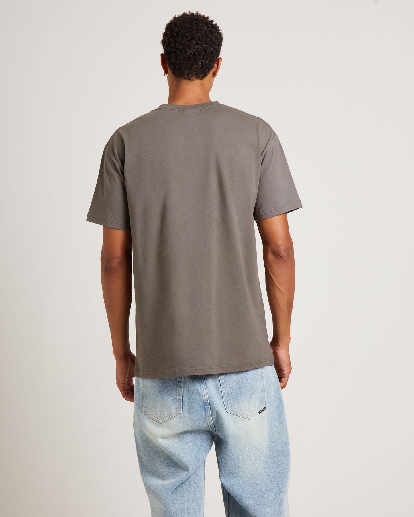 91 EMB Short Sleeve T-Shirt in Canteen Brown