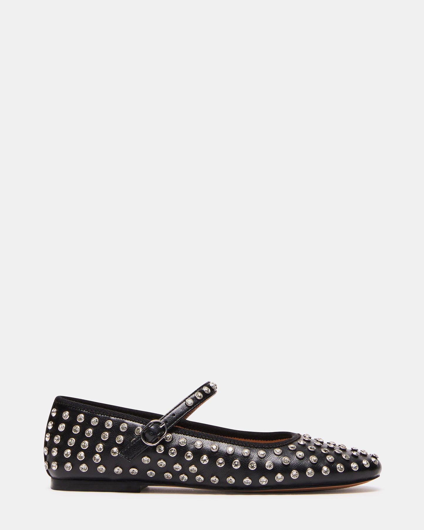Vinetta Flats in Rhinestone Black