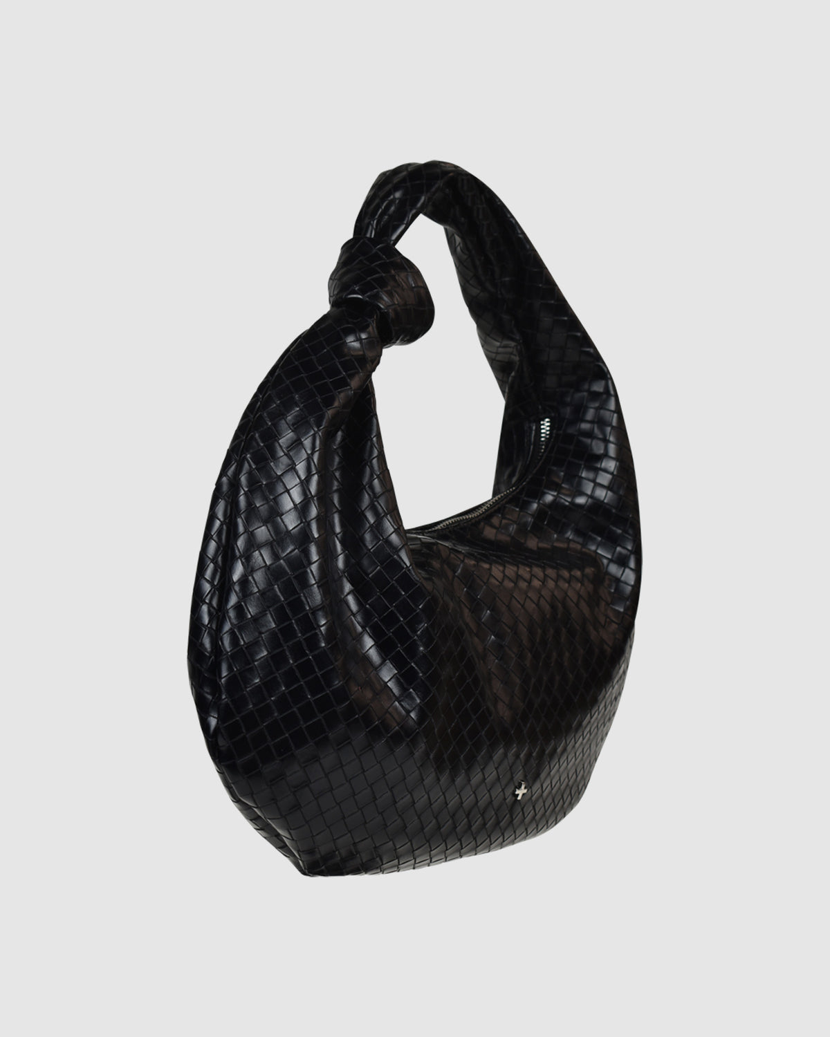 Evity Bag in Black Weave BLACK