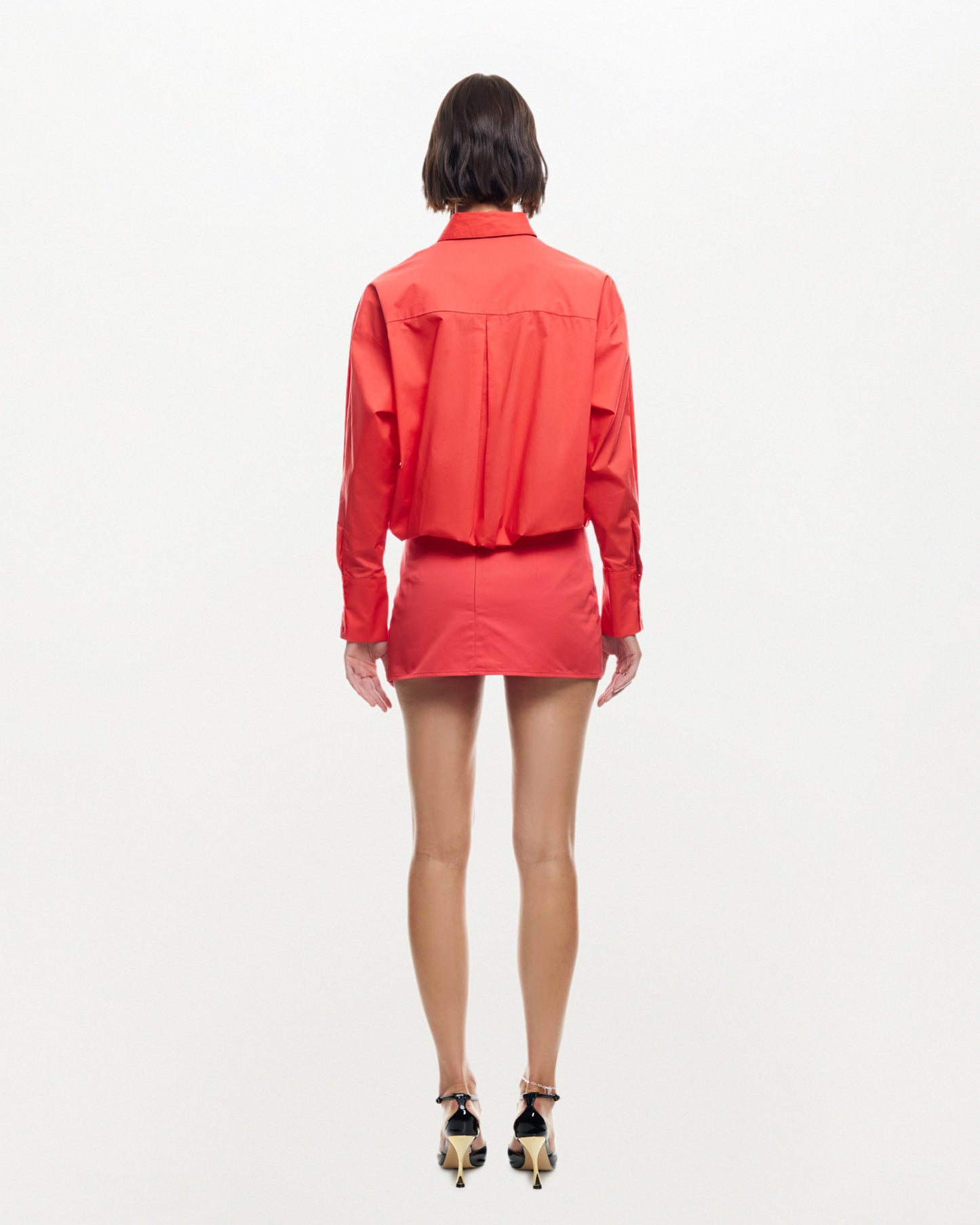 Clicquot Mini Skirt Crimson Red