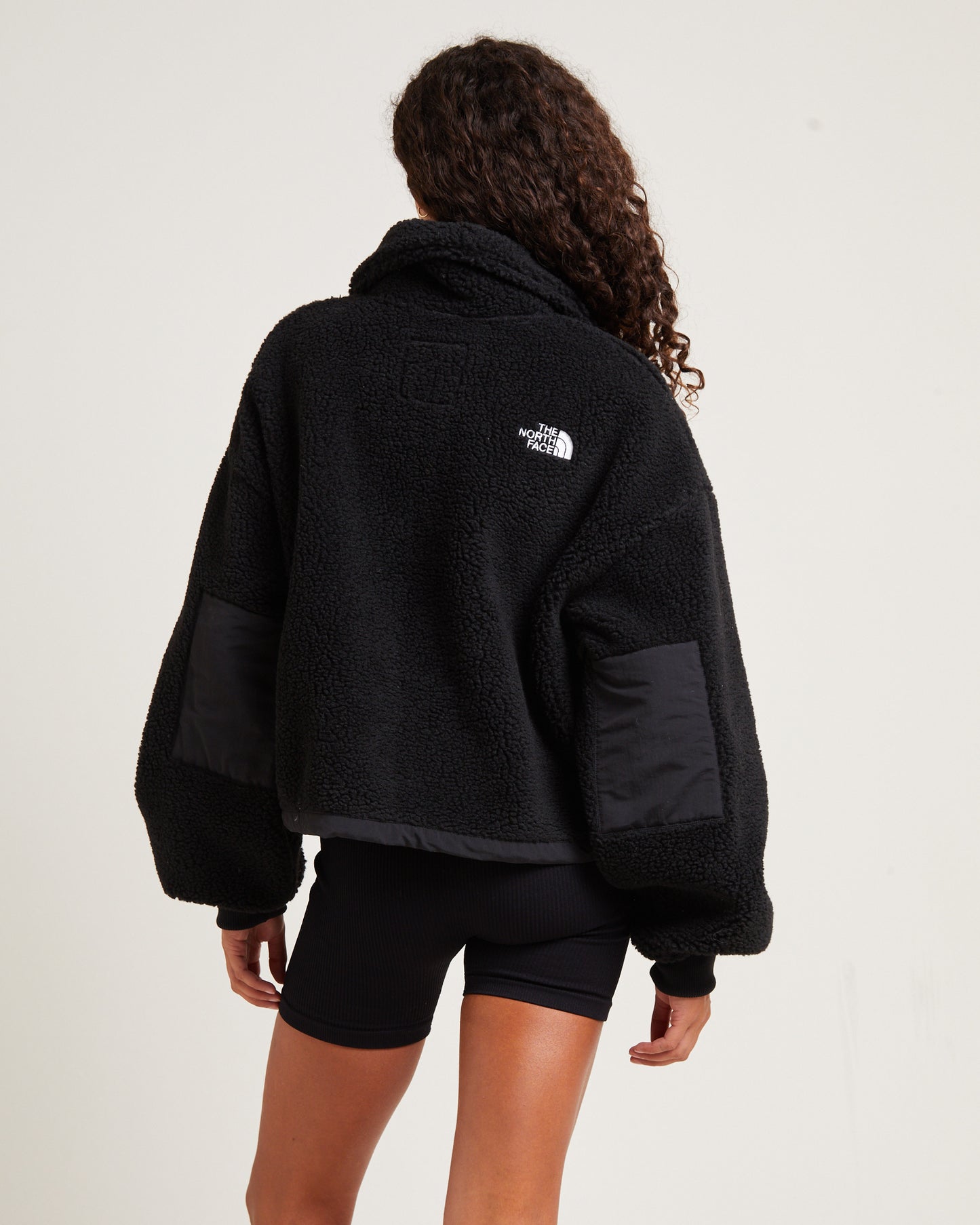 Platte Sherpa Quater Zip Jumper Black