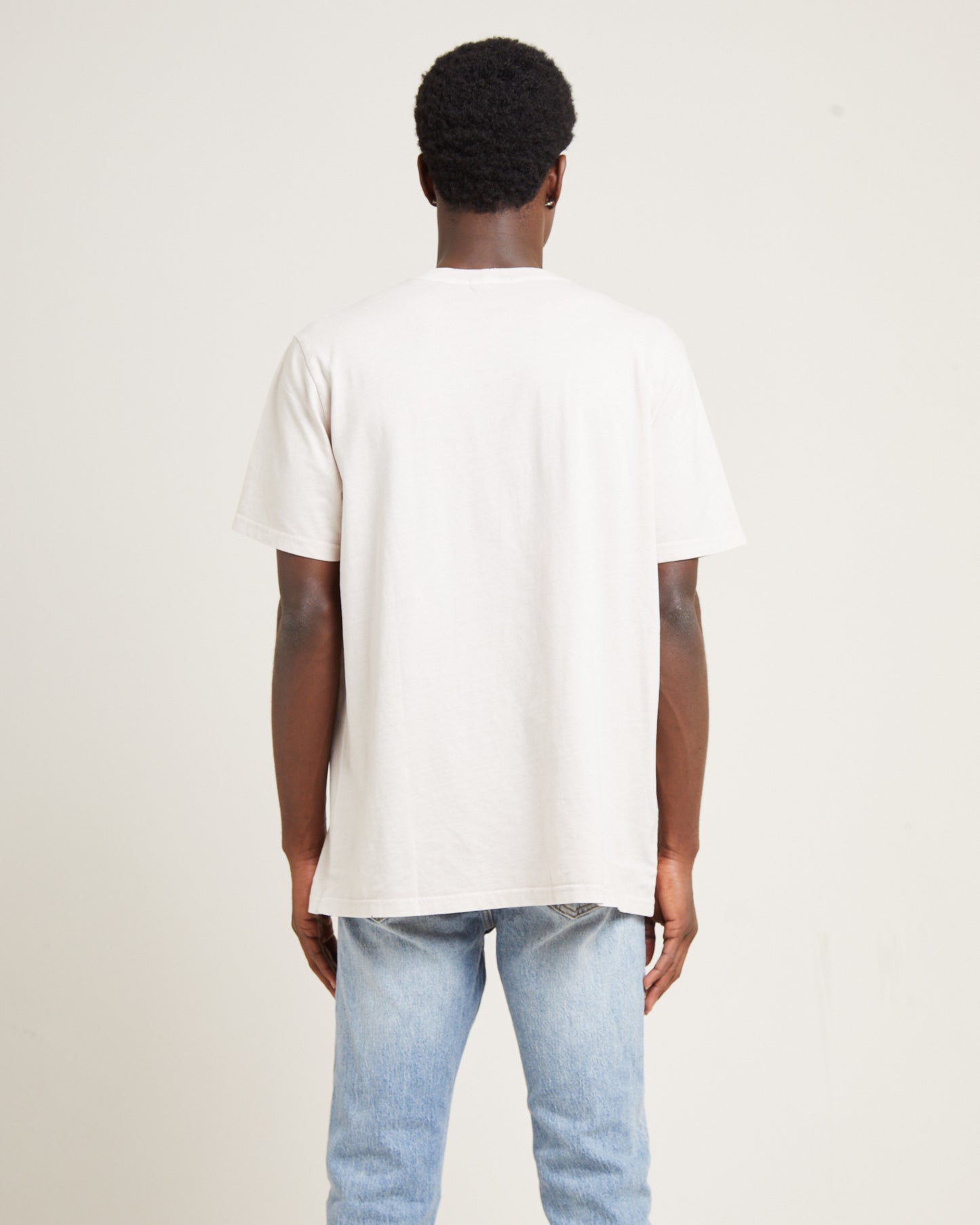Organic Neuw Band Short Sleeve T-Shirt Washed Stone