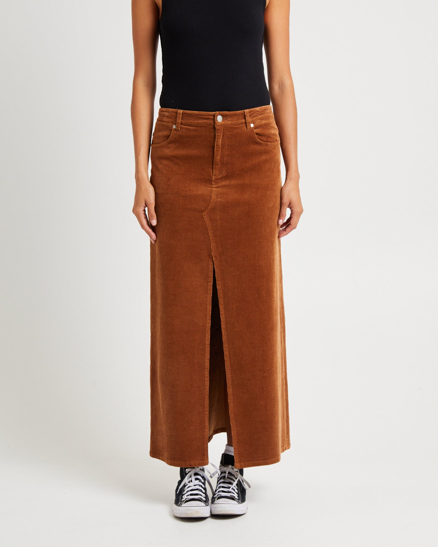 Repair Maxi Skirt Caramel Cord
