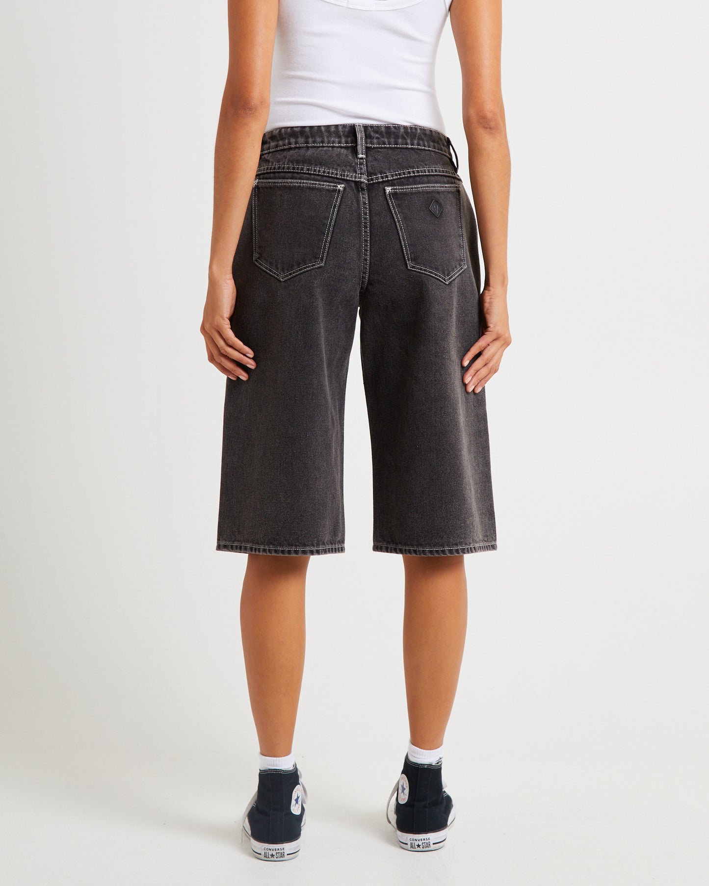 Long Denim Jorts Edda