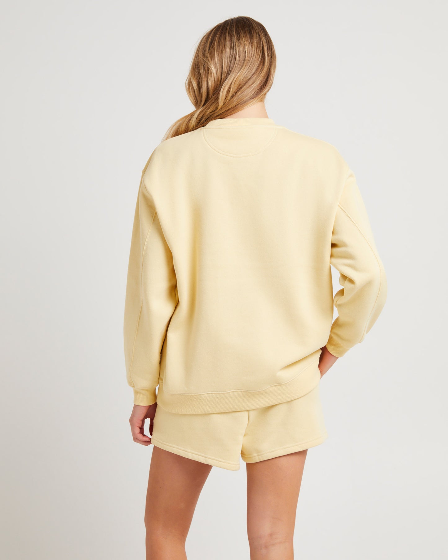Oversized Wave Origin Fleece Jumper