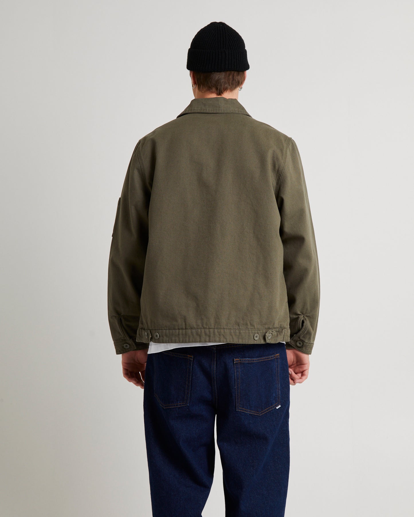 Eisenhower Utility Canvas Jacket Dark Khaki