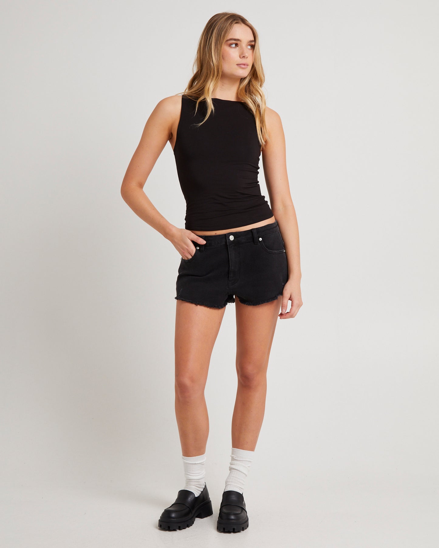 Del Ray Decon Denim Shorts