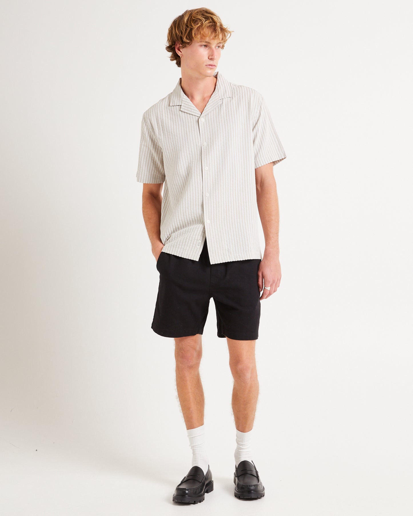 Ashton Seersucker Short Sleeve Resort Shirt