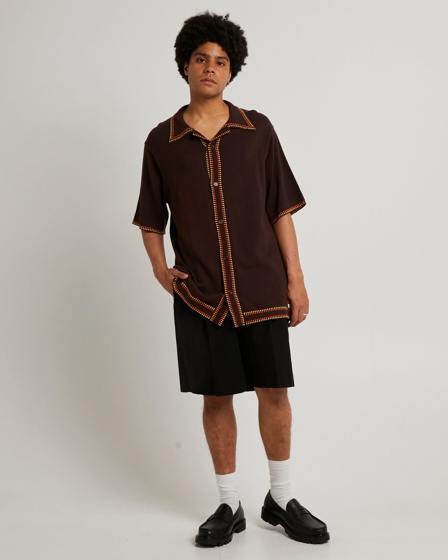 Dash Knit Bowler Short Sleeve Shirt